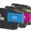 CIG Remanufactured Cyan, Magenta, Yellow Ink Cartridges for Brother LC71, 3-Pack