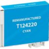 Epson Remanufactured Cyan Ink Cartridge for Epson T124220
