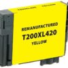 Epson Remanufactured High Yield Yellow Ink Cartridge for Epson T200XL420
