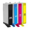 CIG Remanufactured Black, Cyan, Magenta, Yellow Ink Cartridges for HP 564 4-Pack