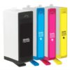 CIG Remanufactured Black High Yield, Cyan, Magenta, Yellow Ink Cartridges for HP 564XL/564